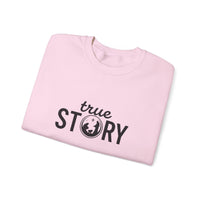 Load image into Gallery viewer, "True Story" Crewneck Sweatshirt – Christmas Nativity
