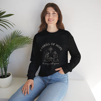 Load image into Gallery viewer, Christmas Nativity Sweatshirt — “A Thrill of Hope” Cozy Holiday Crewneck