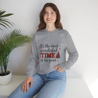 Load image into Gallery viewer, Christmas Sweatshirt — "It's the Most Wonderful Time of the Year" Holiday Crewneck