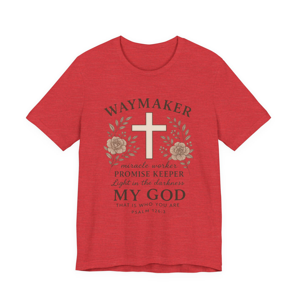 Christian Shirt for Women – Way Maker Tee | Inspirational Scripture-Based Faith Apparel, Promise Keeper & Light in the Darkness Design