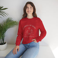 Load image into Gallery viewer, Christmas Nativity Sweatshirt — “A Thrill of Hope” Cozy Holiday Crewneck