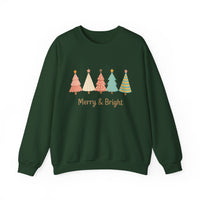 Load image into Gallery viewer, Merry &amp; Bright Christmas Crewneck Sweatshirt