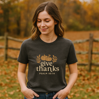 Load image into Gallery viewer, Give Thanks Tee – Psalm 50:14