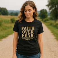 Load image into Gallery viewer, Faith Over Fear – Psalm 118:6 Tee