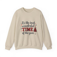 Load image into Gallery viewer, Christmas Sweatshirt — "It's the Most Wonderful Time of the Year" Holiday Crewneck