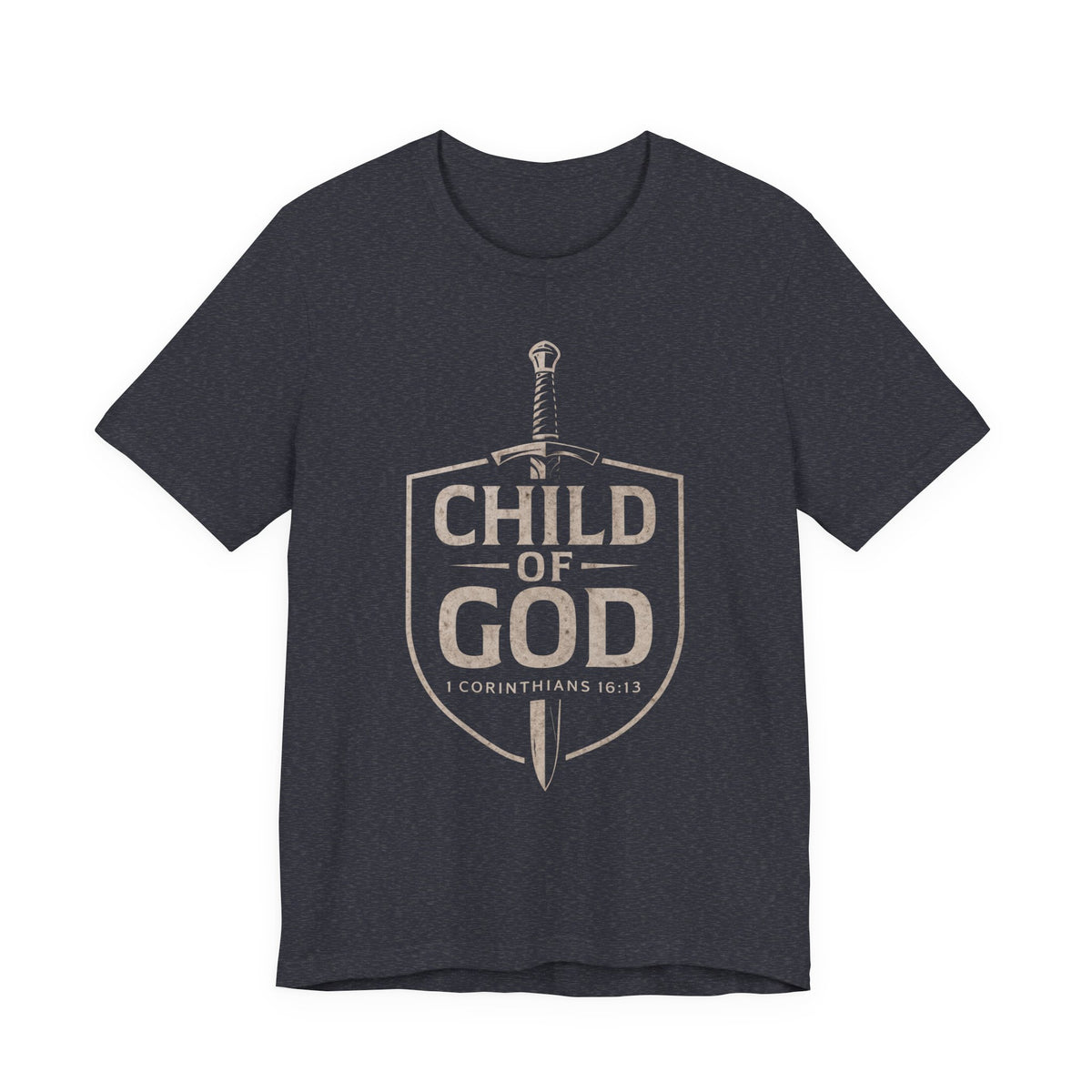 Christian Shirt for Men – Child of God Tee, Faith-Inspired Short Sleeve, Inspirational Apparel, Perfect Gift for Him