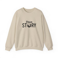 Load image into Gallery viewer, "True Story" Crewneck Sweatshirt – Christmas Nativity