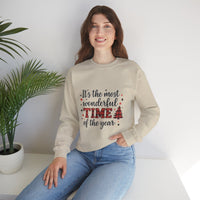 Load image into Gallery viewer, Christmas Sweatshirt — "It's the Most Wonderful Time of the Year" Holiday Crewneck