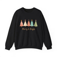 Load image into Gallery viewer, Merry &amp; Bright Christmas Crewneck Sweatshirt