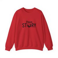 Load image into Gallery viewer, "True Story" Crewneck Sweatshirt – Christmas Nativity