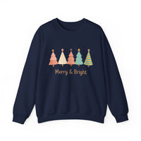 Load image into Gallery viewer, Merry &amp; Bright Christmas Crewneck Sweatshirt